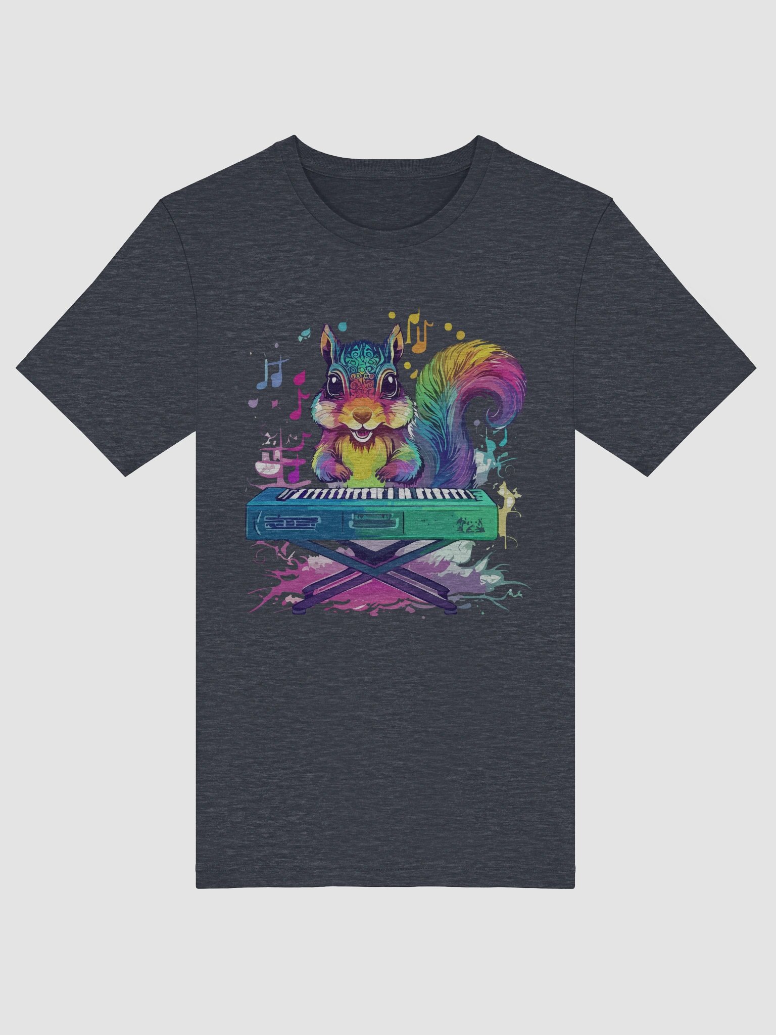 The Psychedelic Squirrel T-Shirt Keyboard f product image (5)