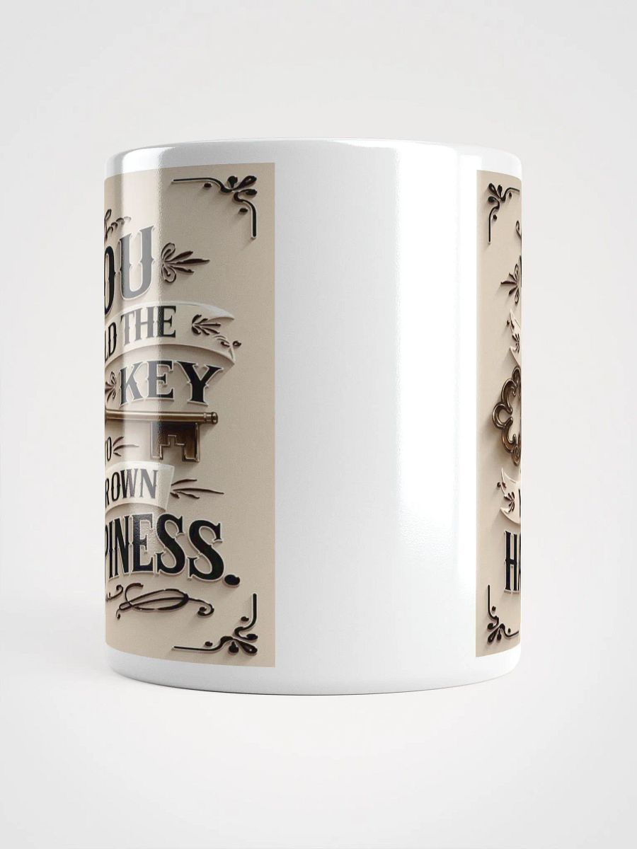 "You hold the key to your own happiness" #Motivational Glossy White Mug product image (15)
