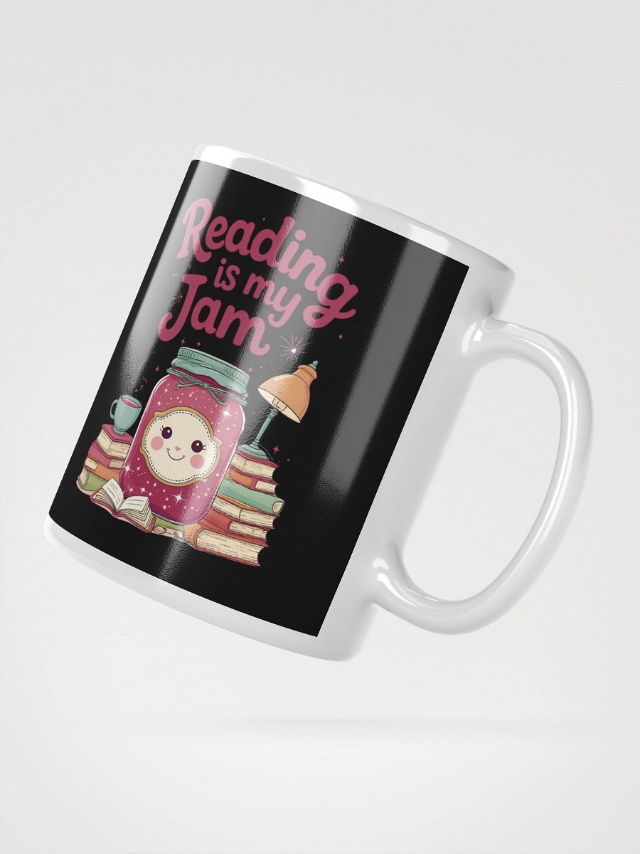 Reading Is My Jam – Cute Book Lover Mug for Readers and Bibliophiles product image (2)