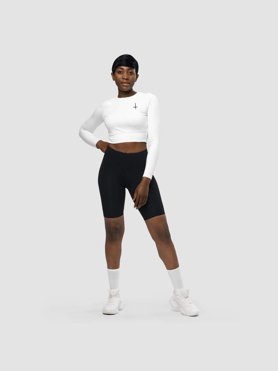 [Tobii] All-Over Print Recycled Long Sleeve Crop Top product image (5)