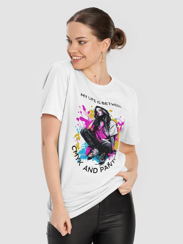 CMYK and Pantone Themed T-Shirt for Graphic Designers product image (2)
