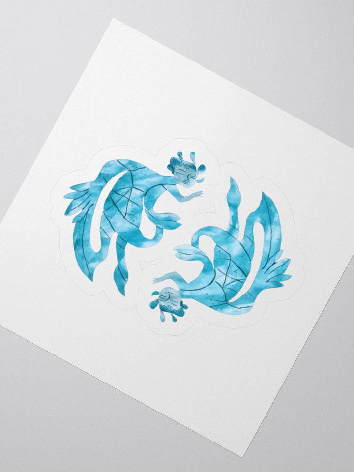 Stunning Pisces Dragon Vinyl Sticker - Ideal for Laptops and Notebooks! product image (4)