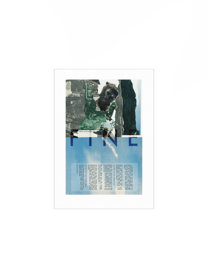 BUT HE DIDN'T, Mixed Media Print product image (1)