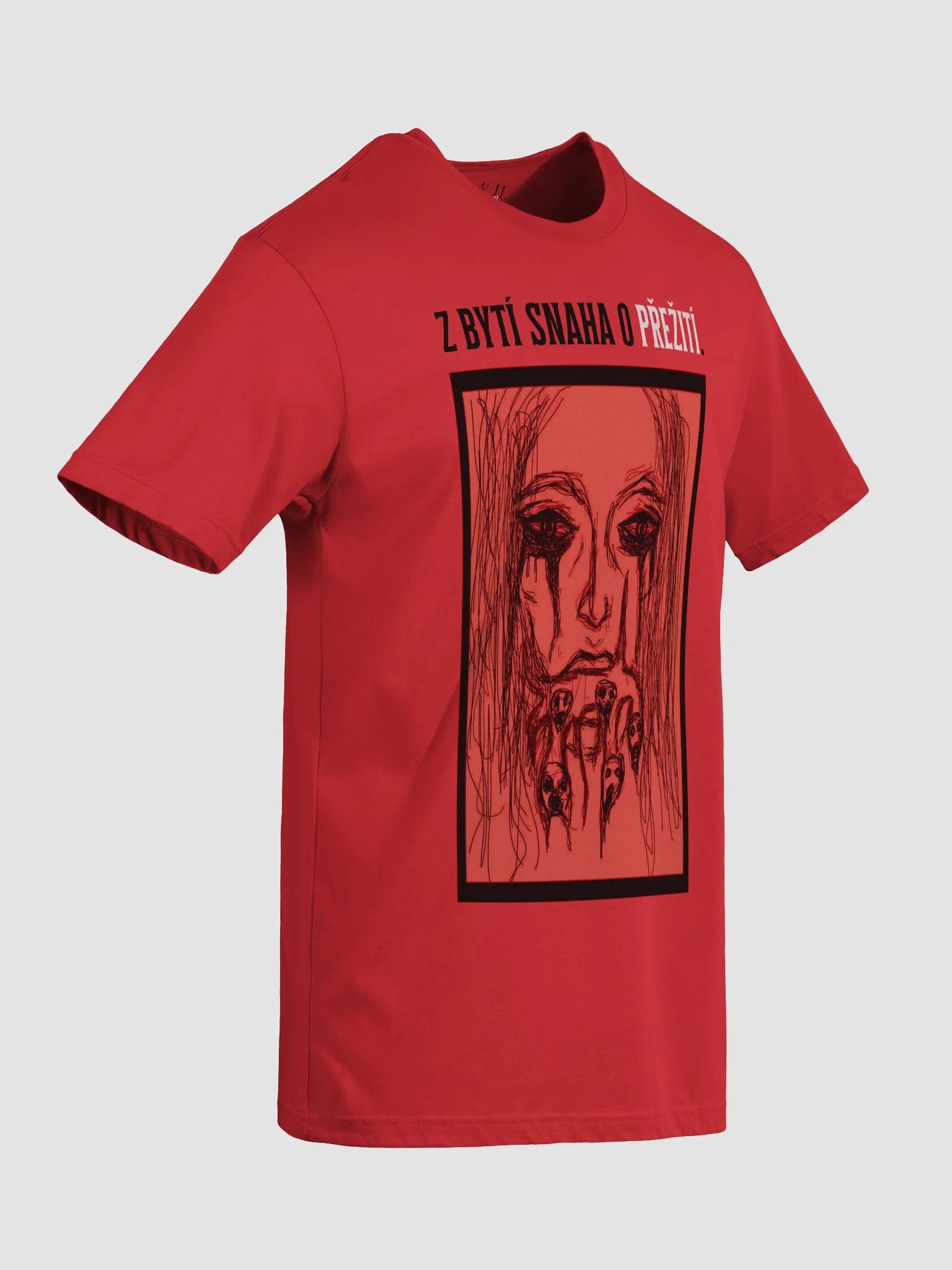 Přežít Red T-shirt product image (3)
