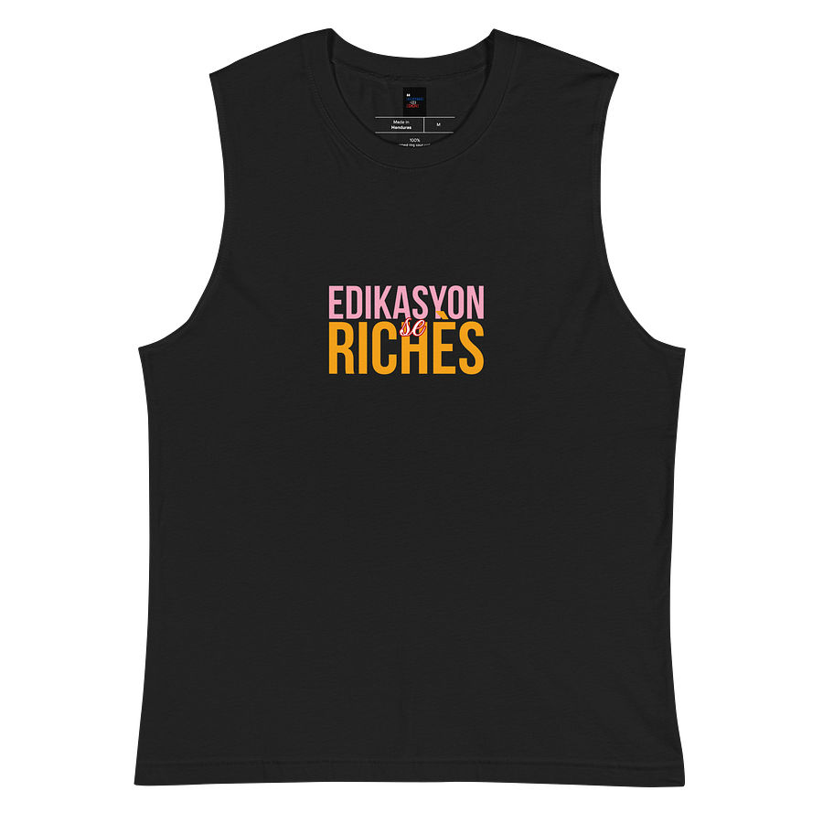 Edikasyon se Richès Muscle Tank – Flex Your Mindset product image (2)