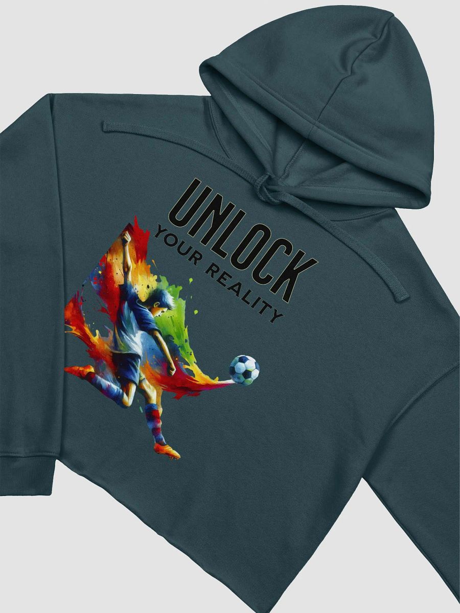 Reality Unleashed Soccer Player Crop Hoodie product image (3)