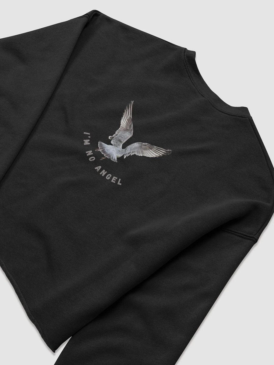 I'm No Angel Seagull Fleece Crop Sweatshirt product image (6)