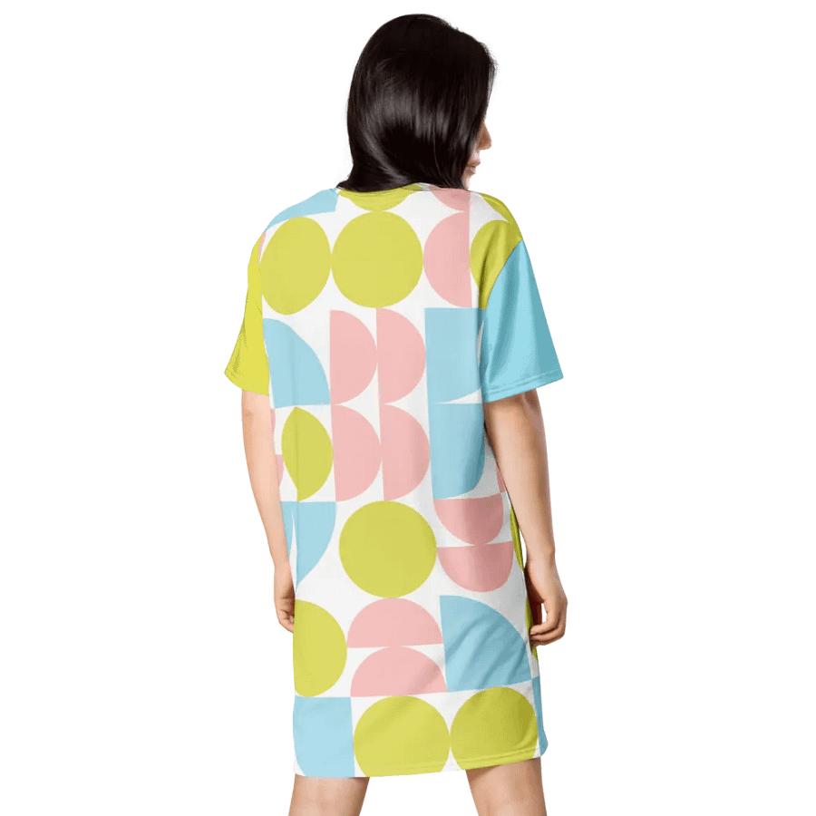 Symmetric Serenity T-Shirt Dress product image (6)