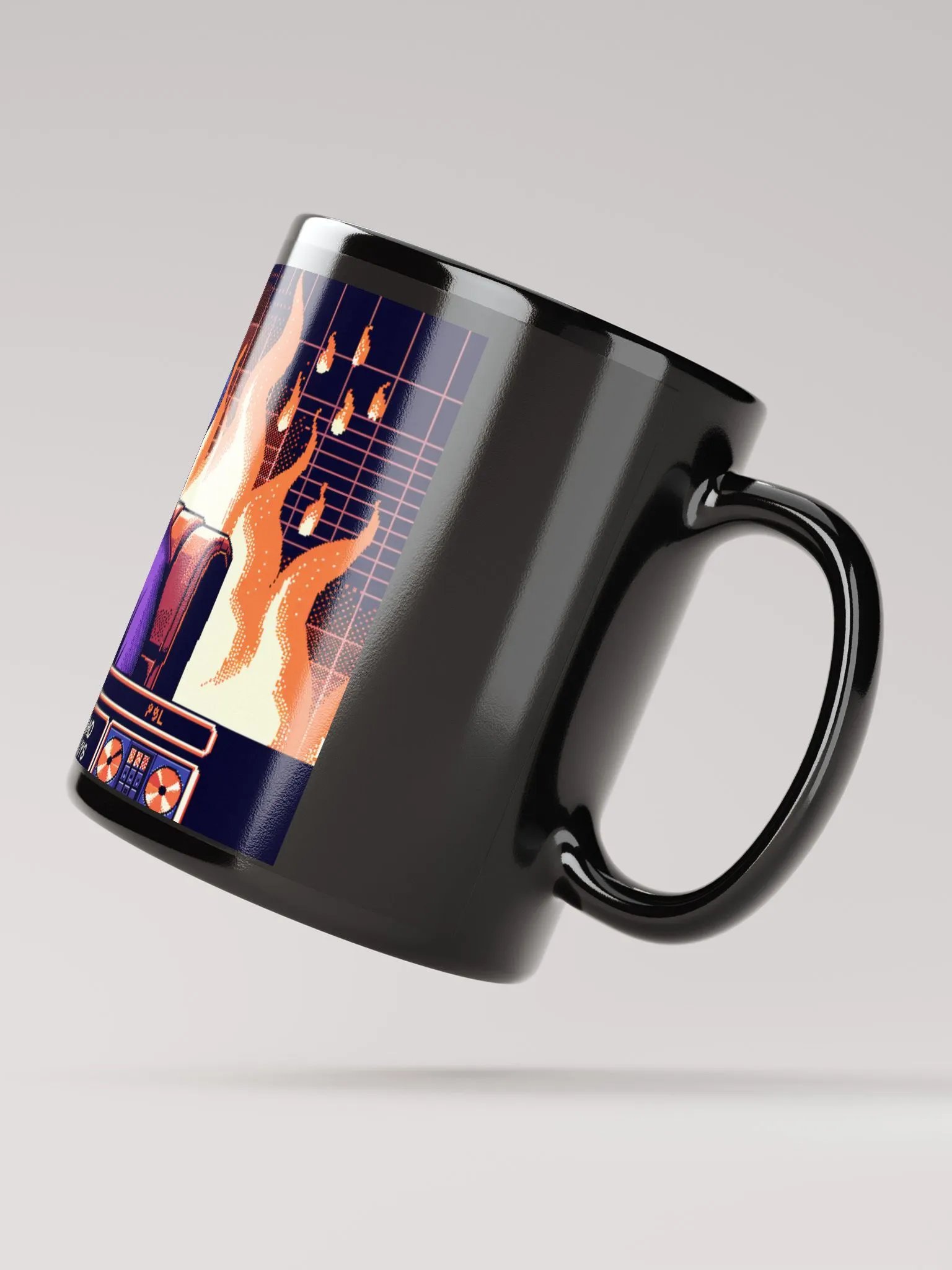 Morbid Black Glossy Mug product image (6)