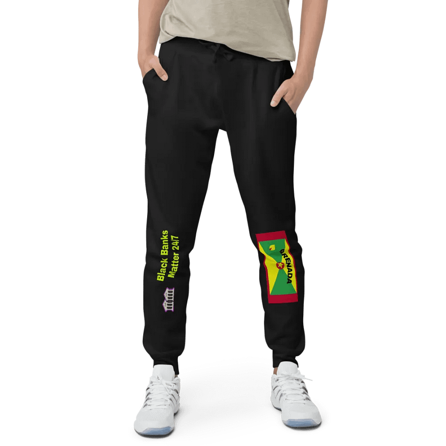Grenada Flag Inspired Unisex Fleece Joggers product image (11)