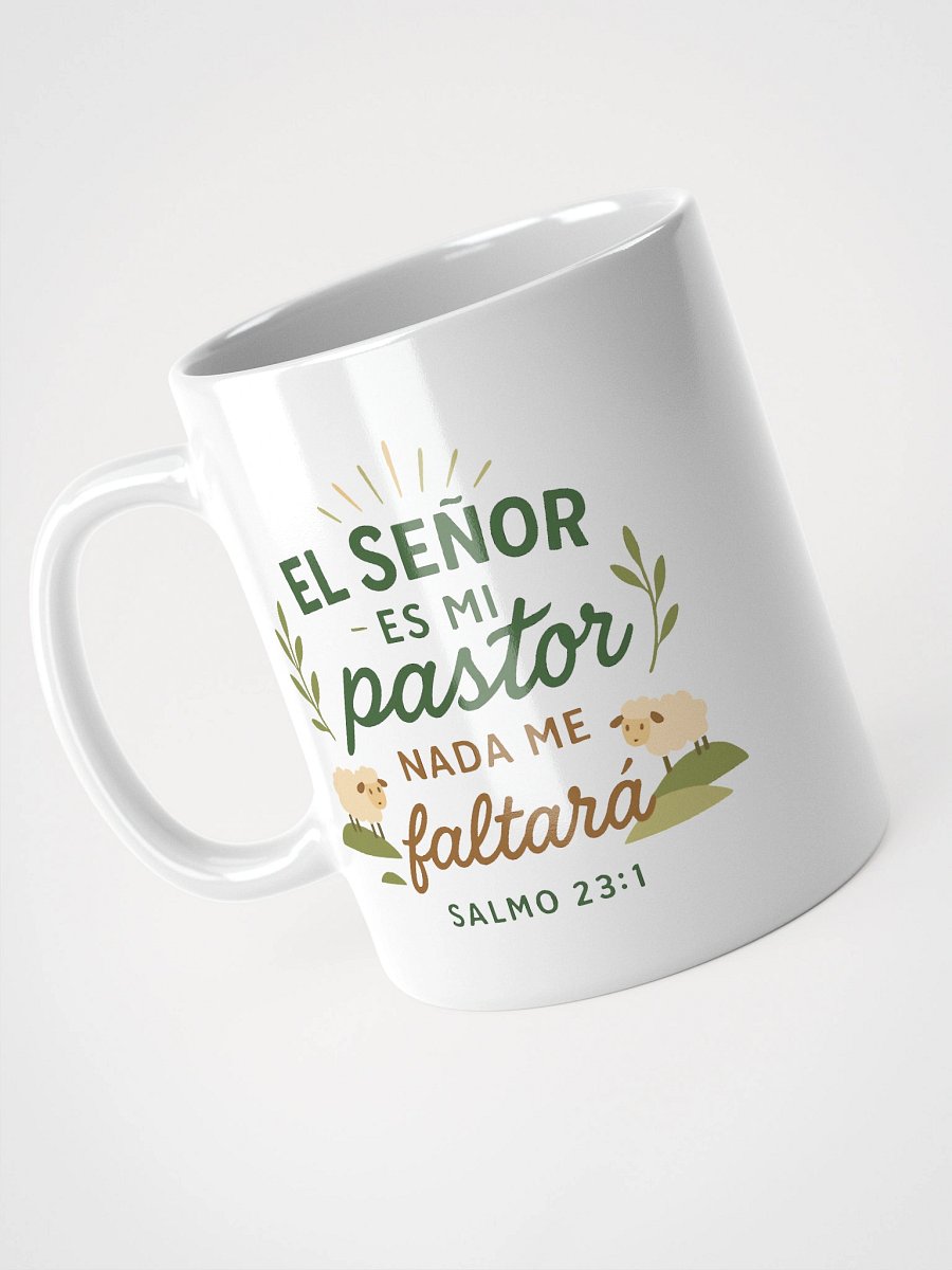 White Christian Mug – “El Señor es mi Pastor” – Spanish Psalm 23:1 product image (4)