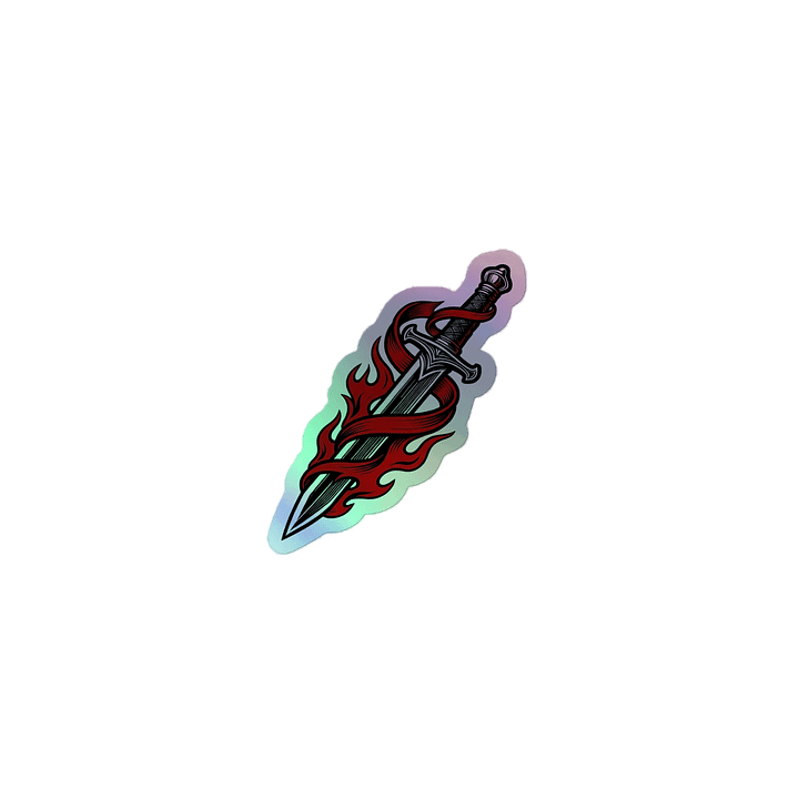 DBTS Holographic Sticker - Sword product image (1)