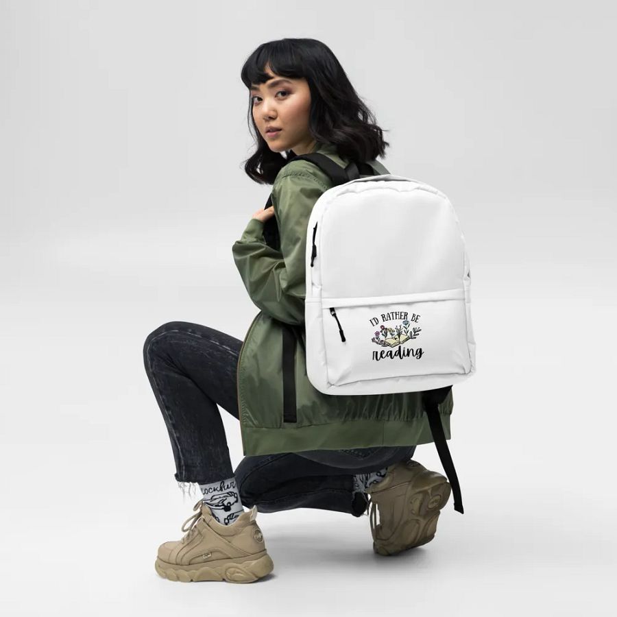 I'd Rather Be Reading Backpack product image (10)
