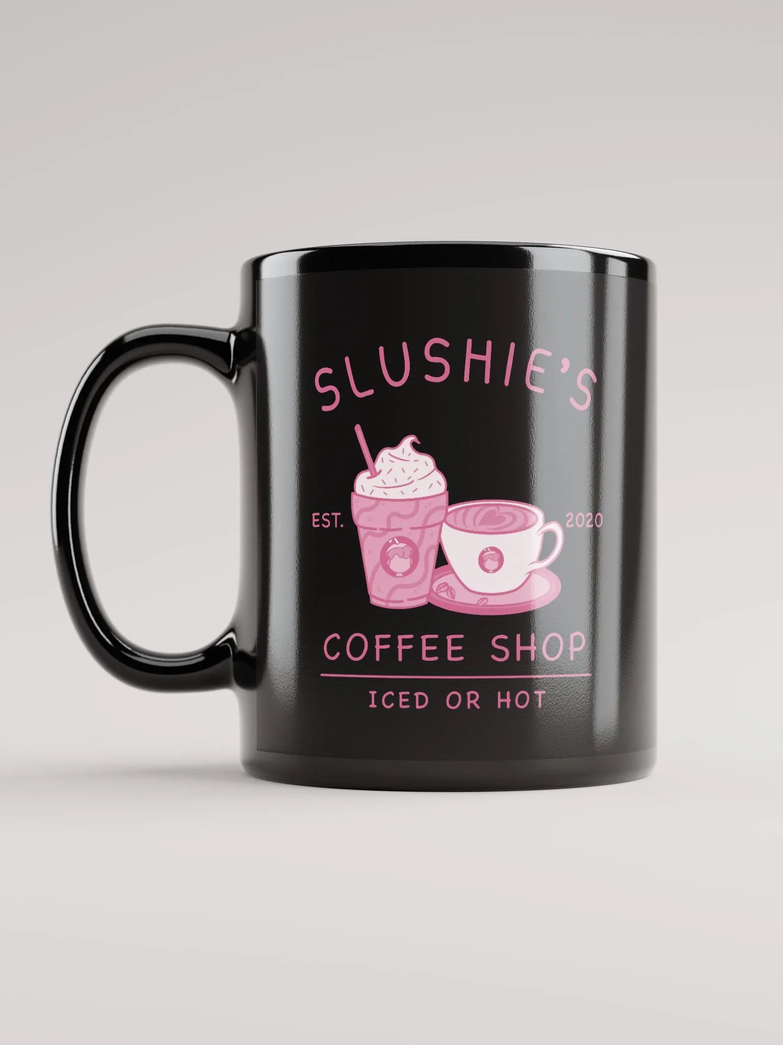 Slushie's Coffee Shop (Pink) | Black Mug product image (11)