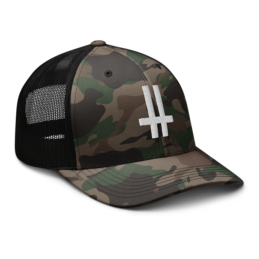 Classic Logo Camo Trucker Hat product image (6)