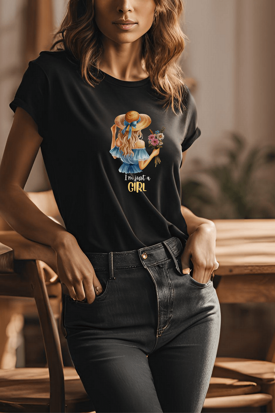 I'm Just Girl T-Shirt product image (1)