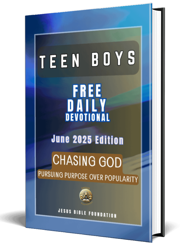 Teen Boys Free Daily Devotional June 2025 Edition: Chasing God Pursuing Purpose Over Popularity product image (1)