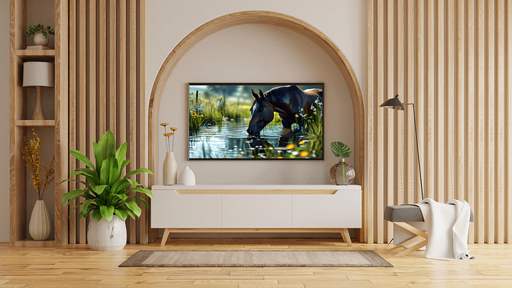 On The Farm Horse TV Frame Art product image (2)