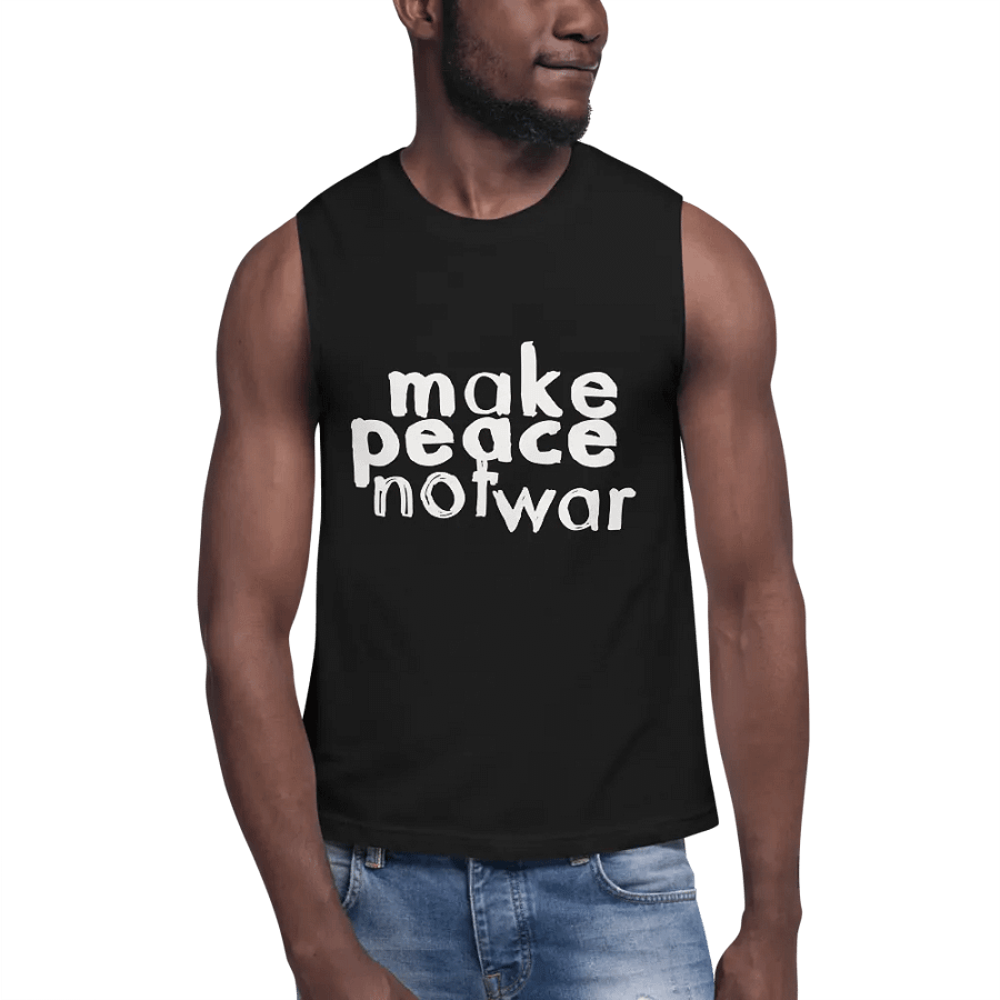 Peaceful Warrior Muscle Tank product image (6)
