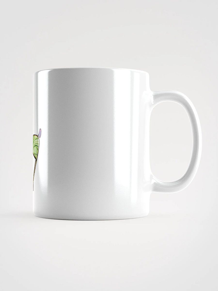 Vivid Swirls White Glossy Mug African Art Colorful Animal product image (1)