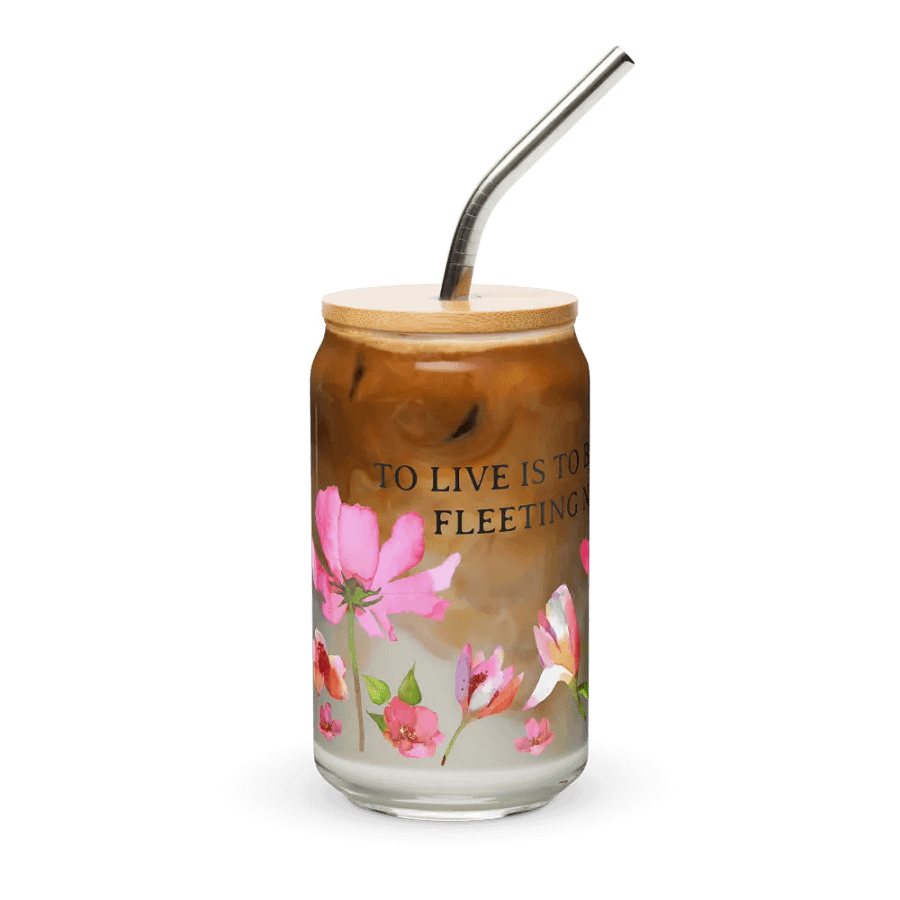 Seneca Quote Can-Shaped Glass product image (8)