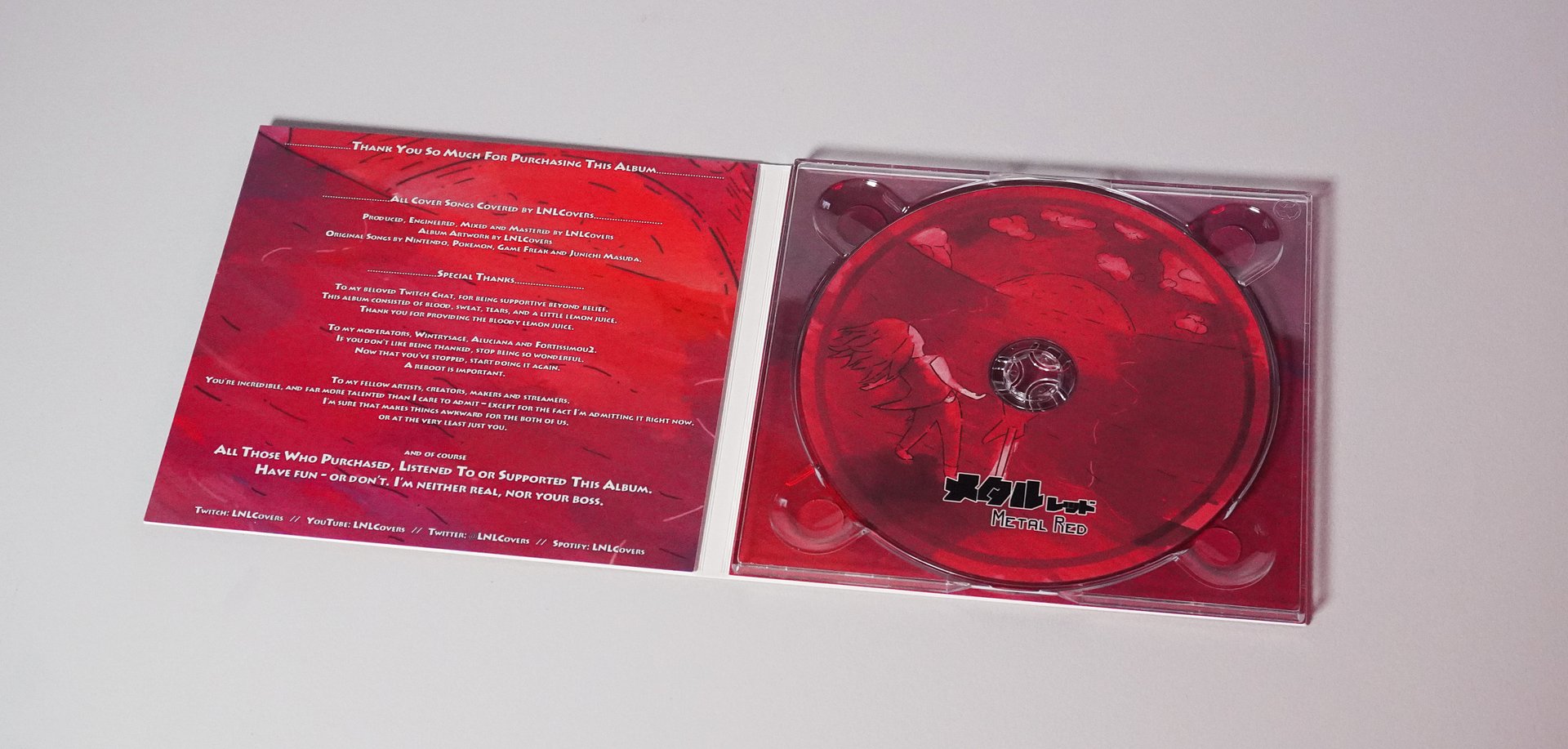 Metal Red - A Pokémon Red and Blue Cover Album product image (2)
