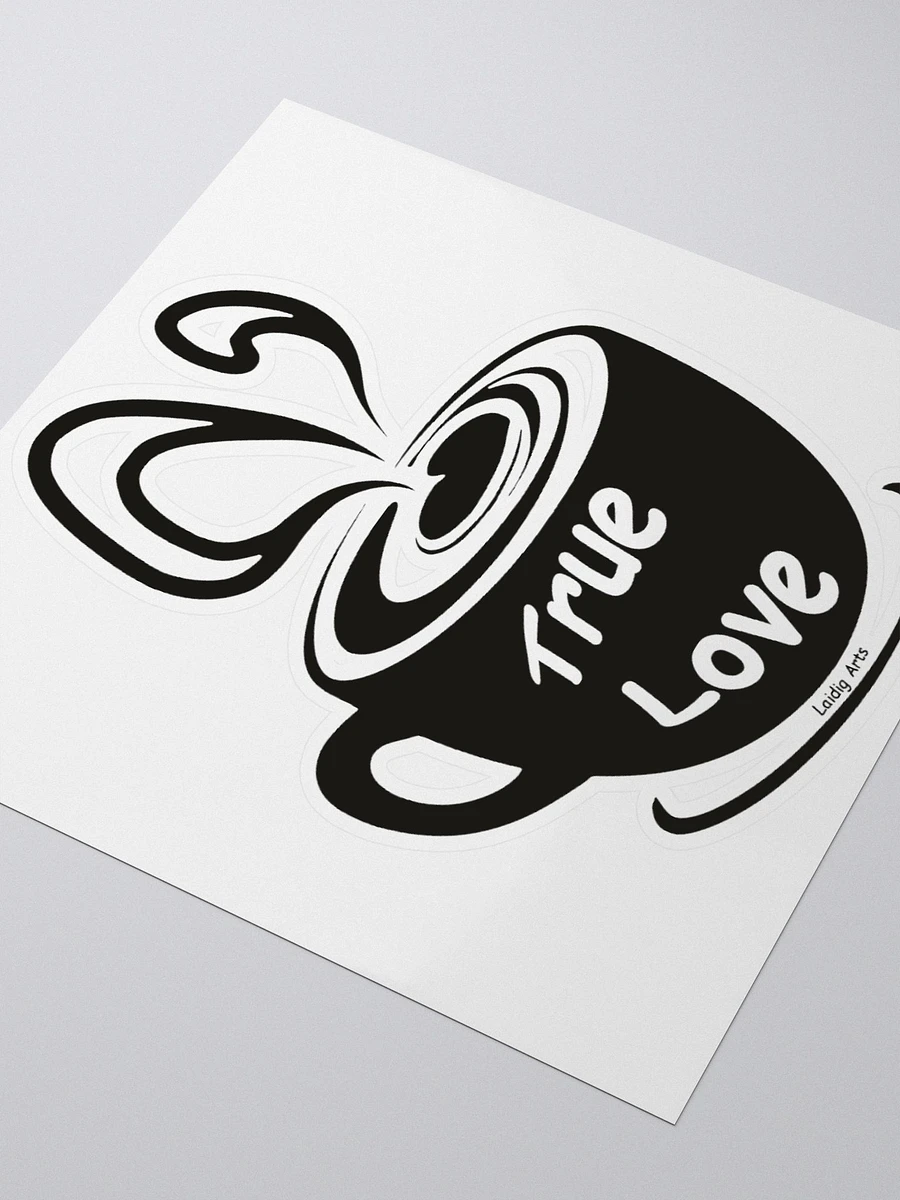 True Love Coffee Vinyl Coffee Sticker product image (9)