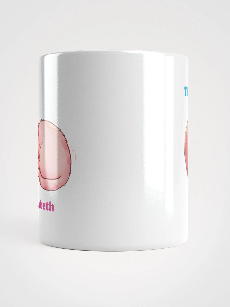 Personalized Sleeping Pink Cat White Glossy Mug product image (5)