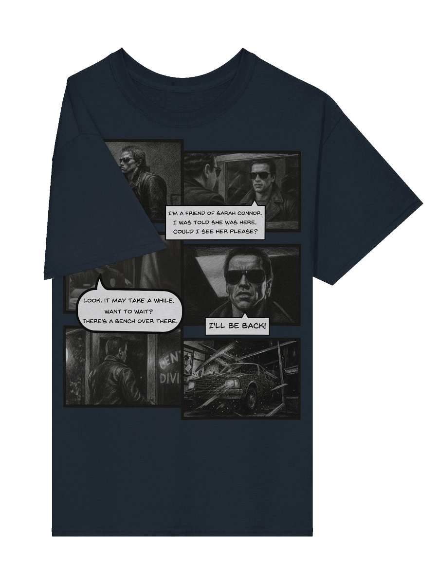 The Terminator inspired I'll Be Back Scene Tee product image (35)