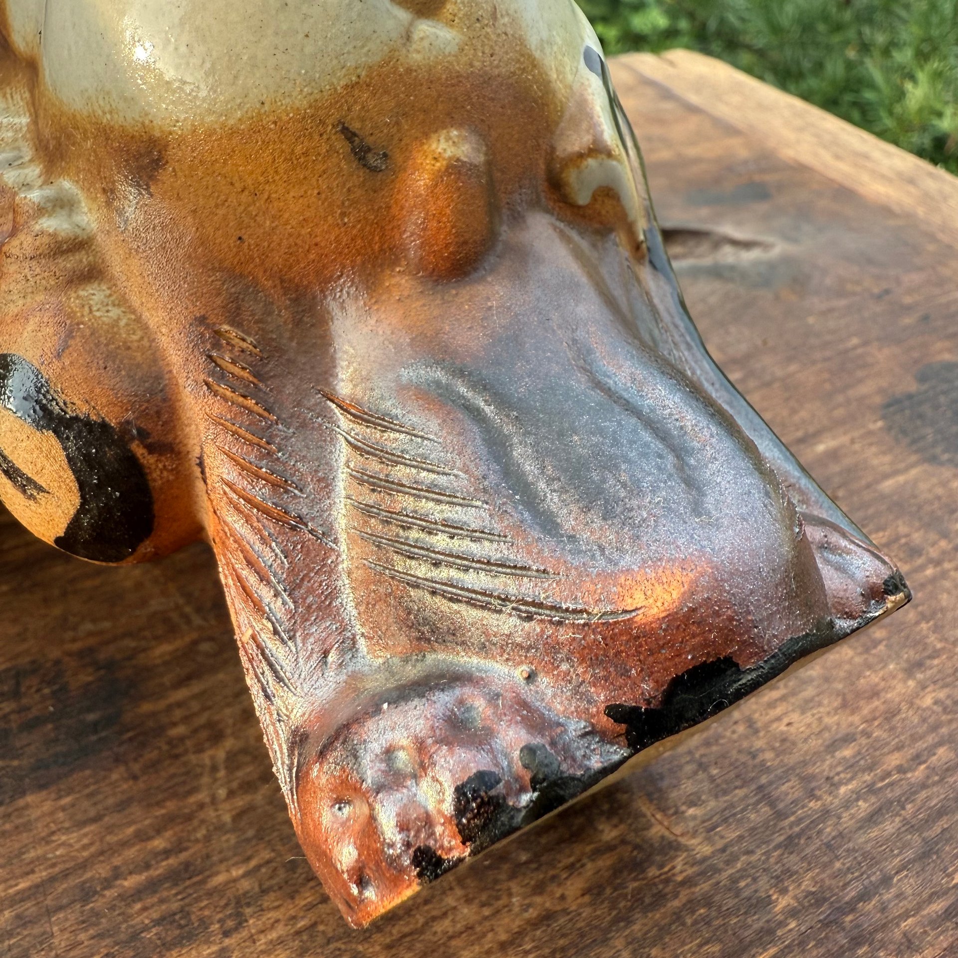 🎎 Vintage Japanese Tanuki Ceramic Figure – Late Showa Era – Japan Antique Roadshow product image (8)