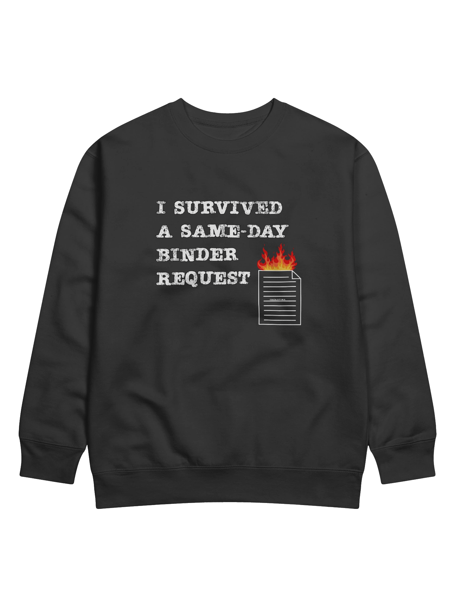 Survived Same-Day Binder Sweatshirt product image (3)