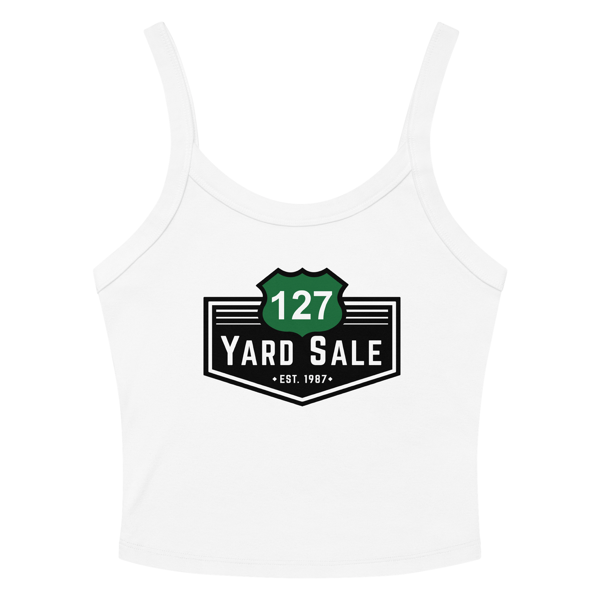 127 Yard Sale (2025) Vintage - Bella+Canvas Women's Micro-Rib Tank Top - White product image (3)