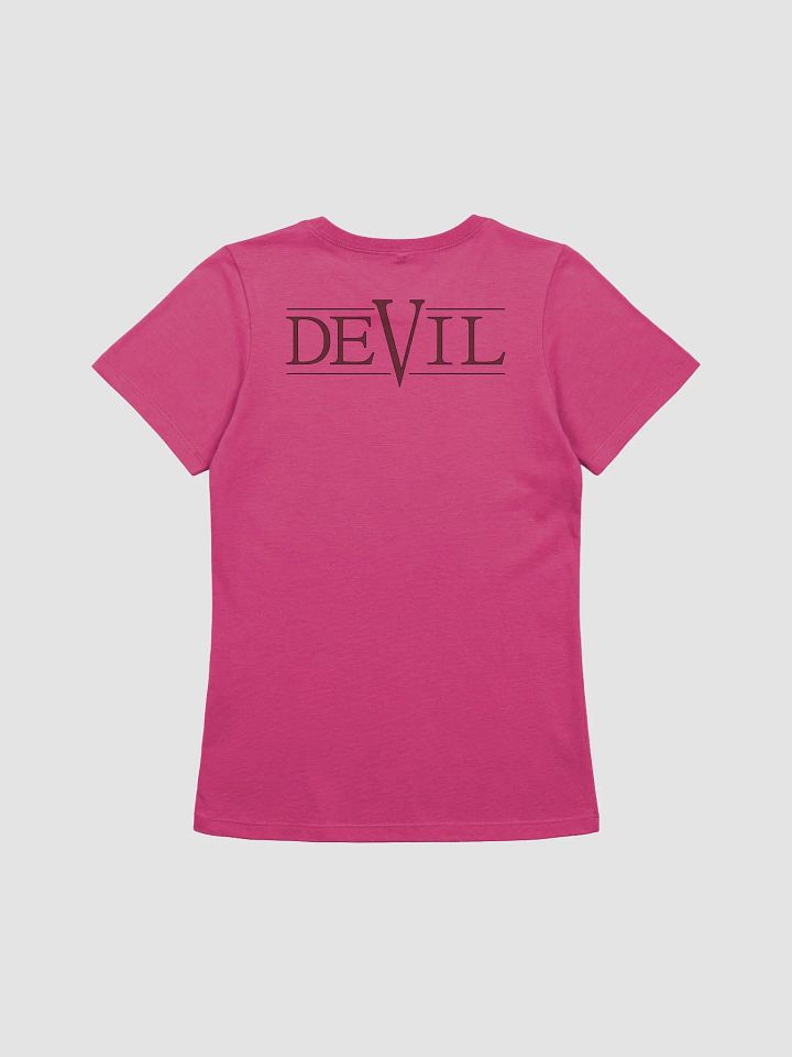 Good Vs Evil - God's In My Heart & The Devil's On My Back - Bella+Canvas Women's Supersoft Relaxed-fit T-Shirt product image (2)