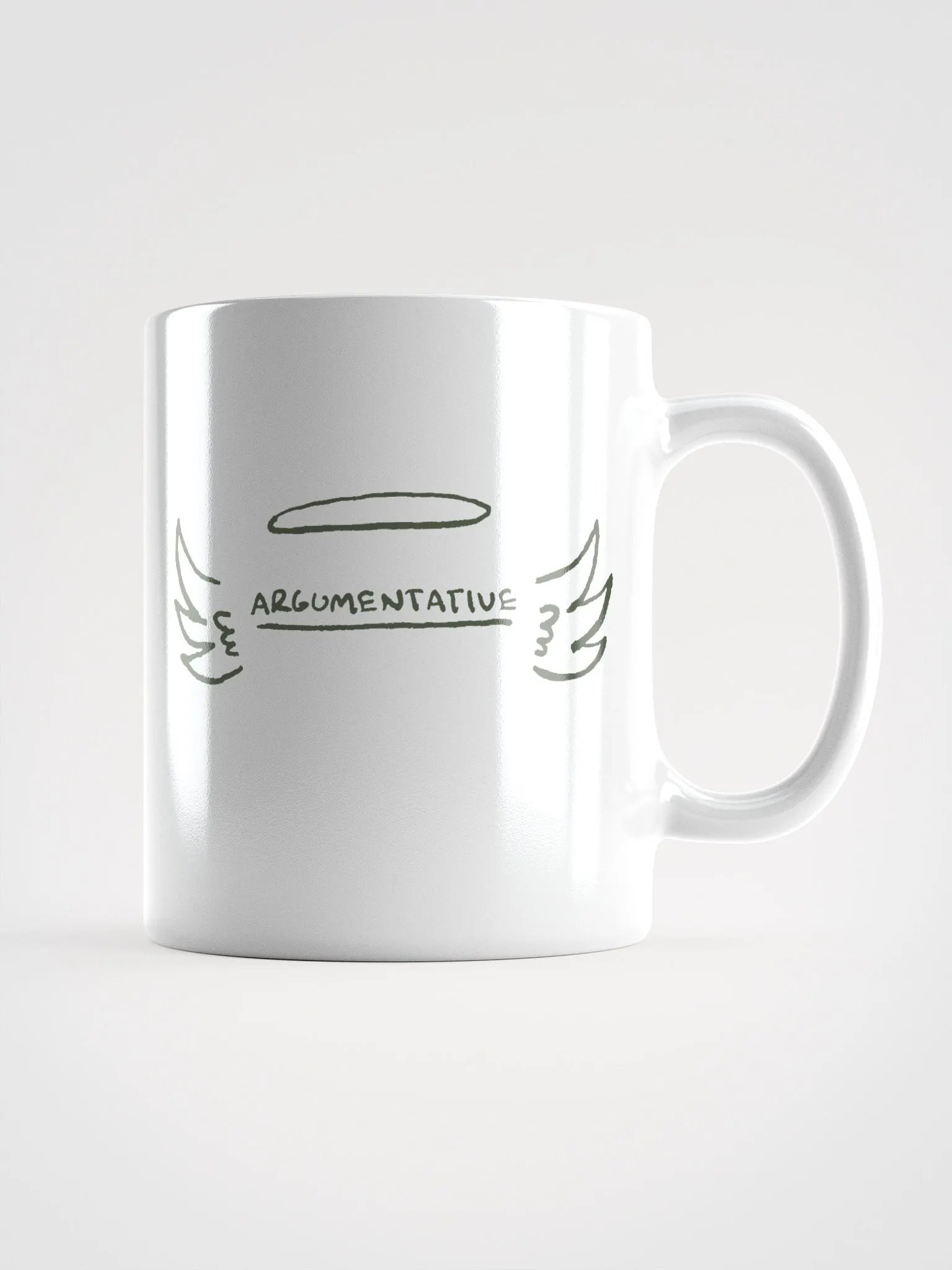 ANGELIC (olive design) mug product image (1)
