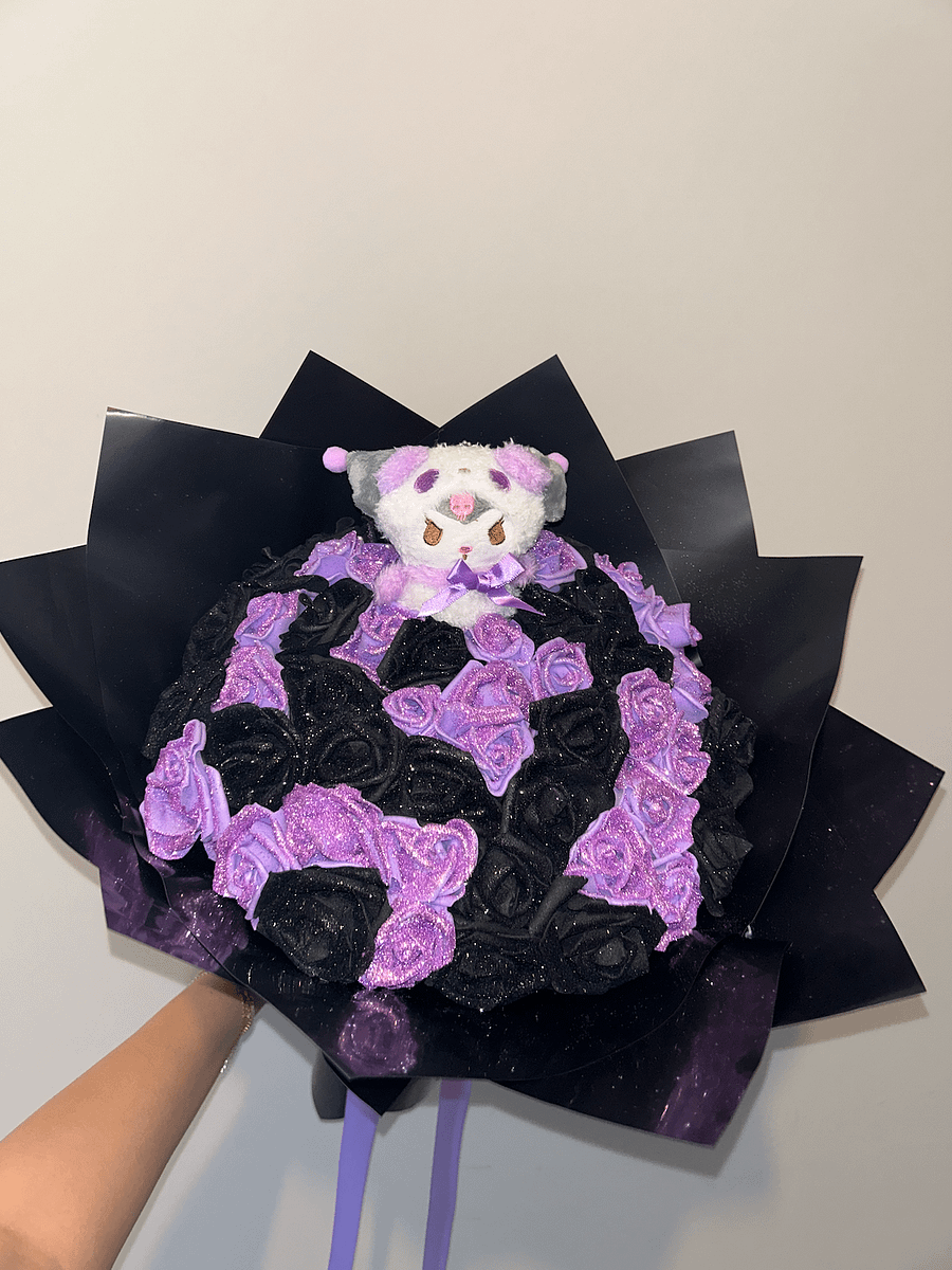Purple & Black Glitter Bouquet product image (3)