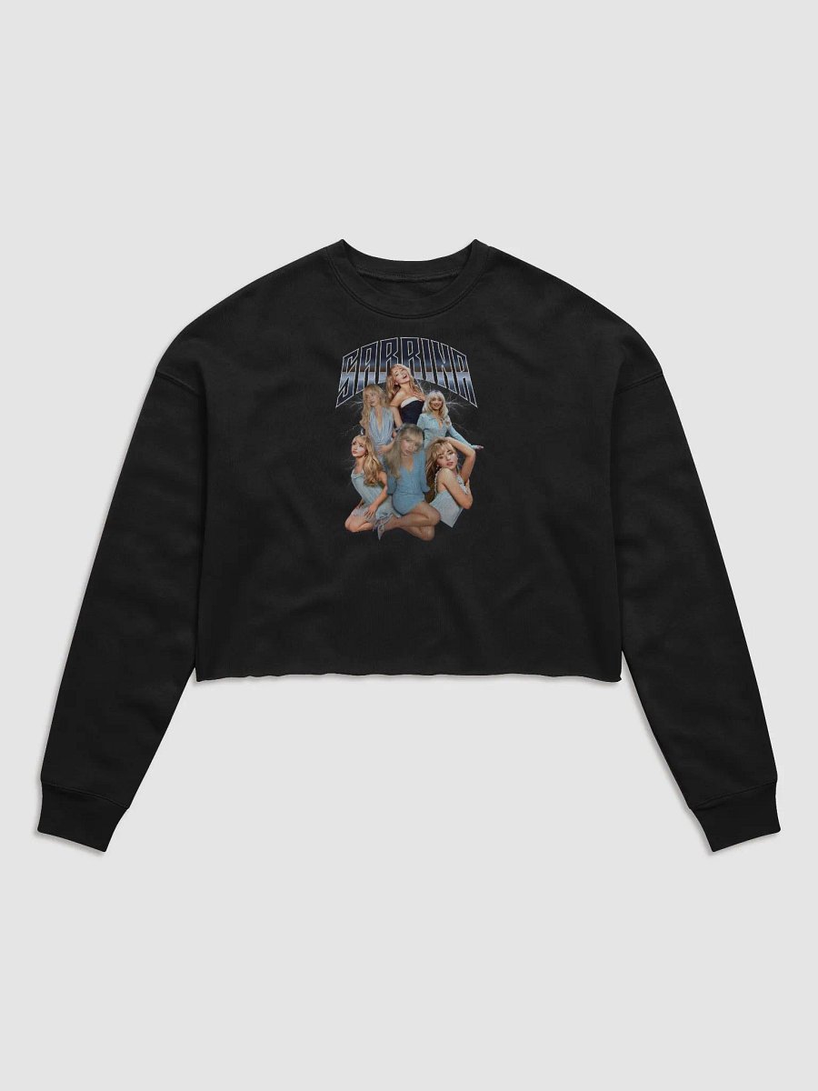 Sabrina Fleece Crop Sweatshirt | Jean Blue product image (1)