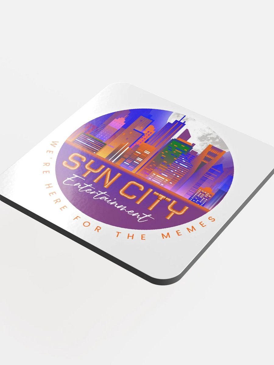 SCE LOGO Glossed Cork Coaster product image (4)