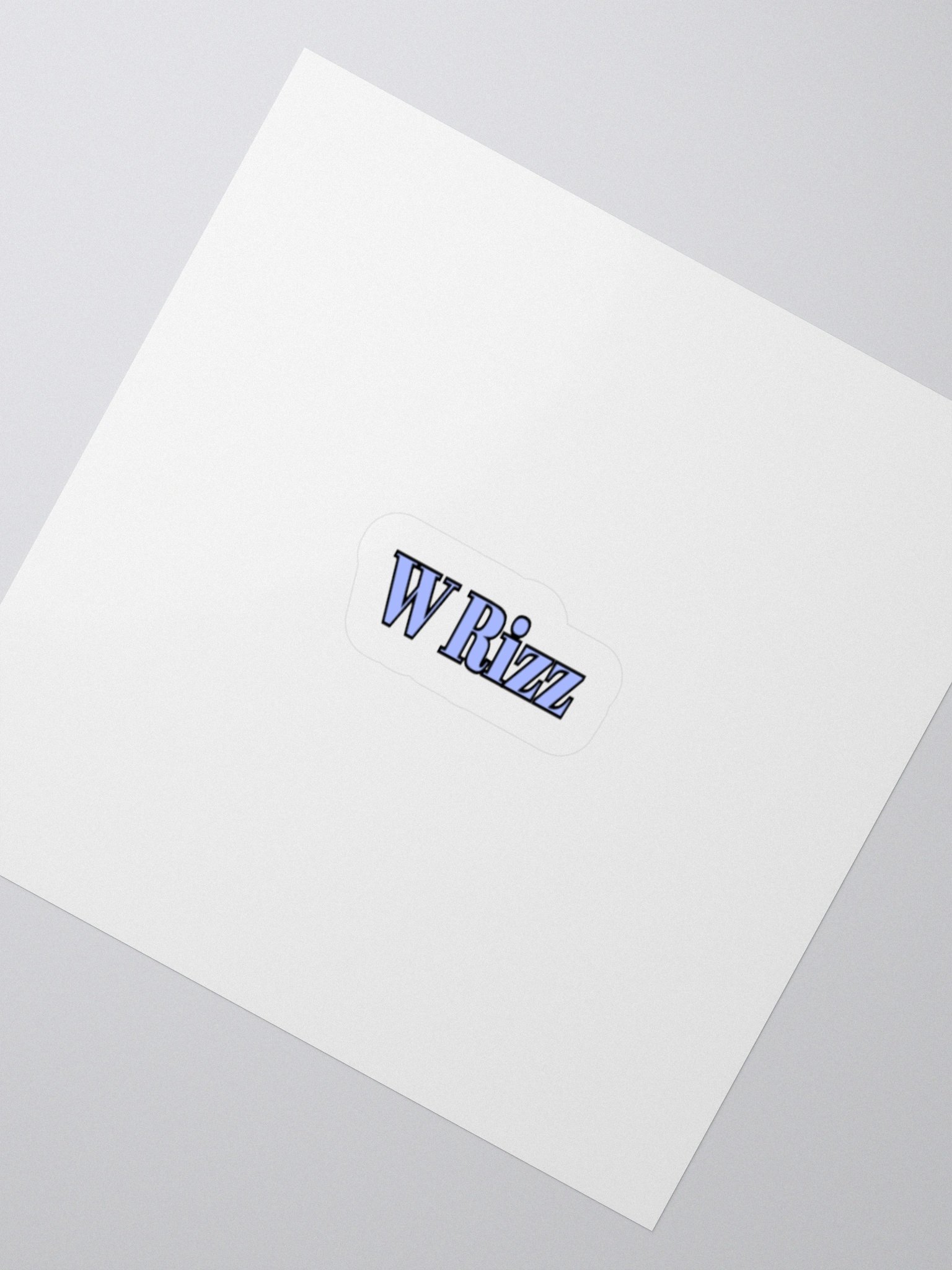 W Rizz Meme Sticker. product image (2)