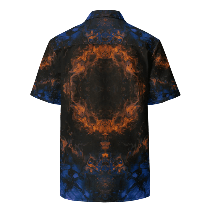 blue and orange flames product image (2)
