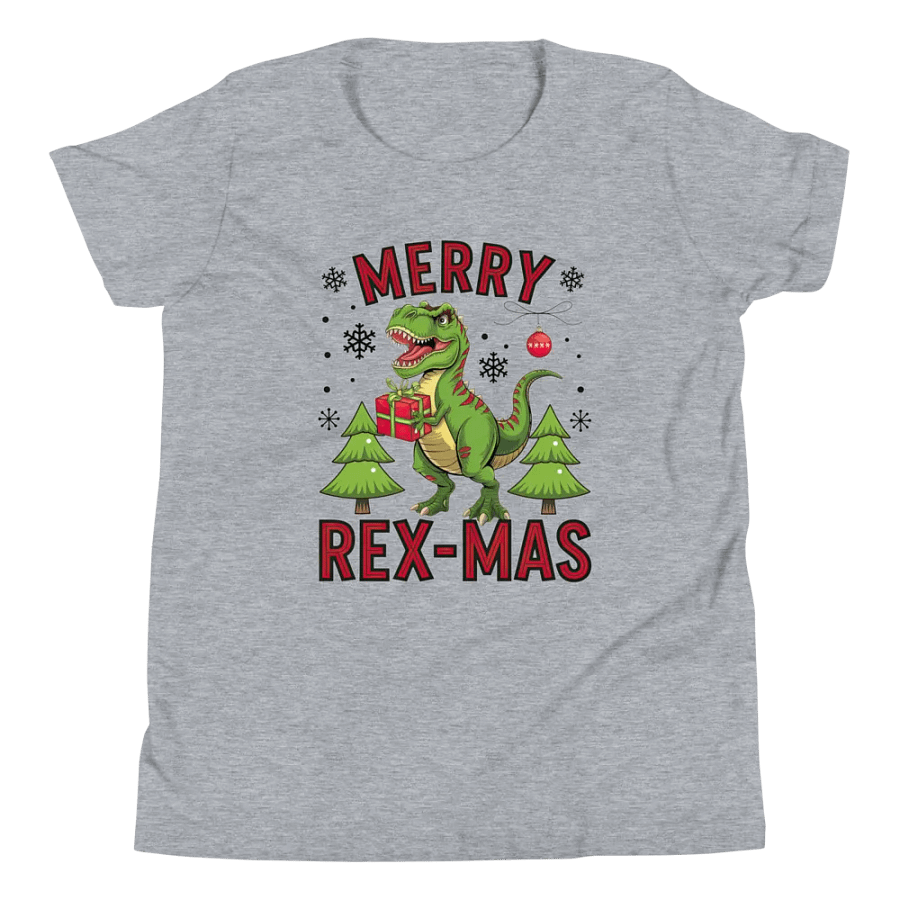 Merry Rex-mas Youth T-Shirt product image (23)