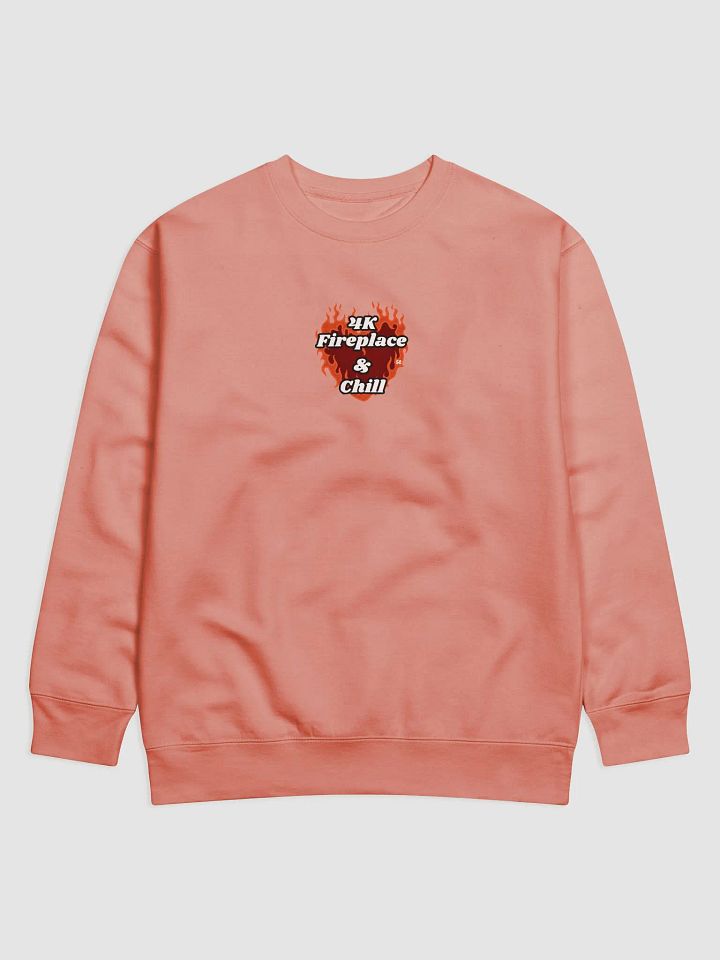 Flaming Heart - 4K Fireplace & Chill | Sweatshirt product image (4)