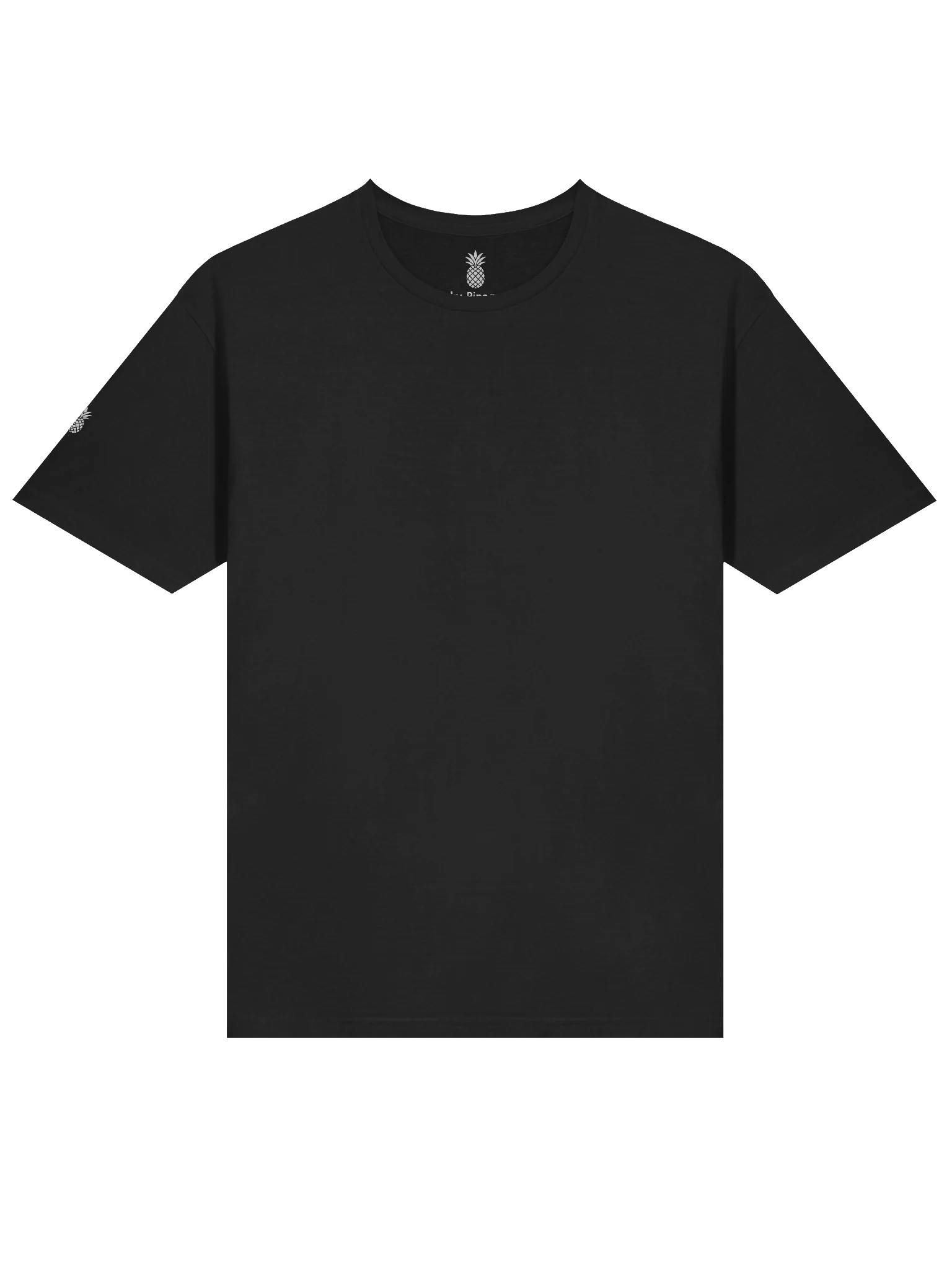 Relaxed Fit Lightweight Lucky Pineapple® Minimalist Sleeve Solid Color Unisex T-Shirt (Black & Dark Colors) product image (21)