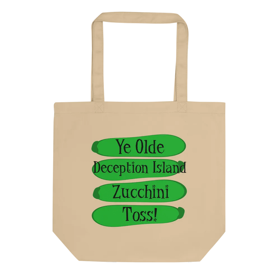 Ye Olde Deception Island Zucchini Toss Tote product image (1)