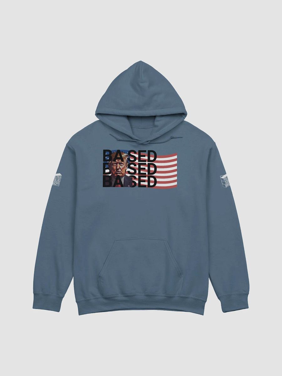 BASED American Flag Mugshot + Bold Letters ~Sweater 2~ product image (1)