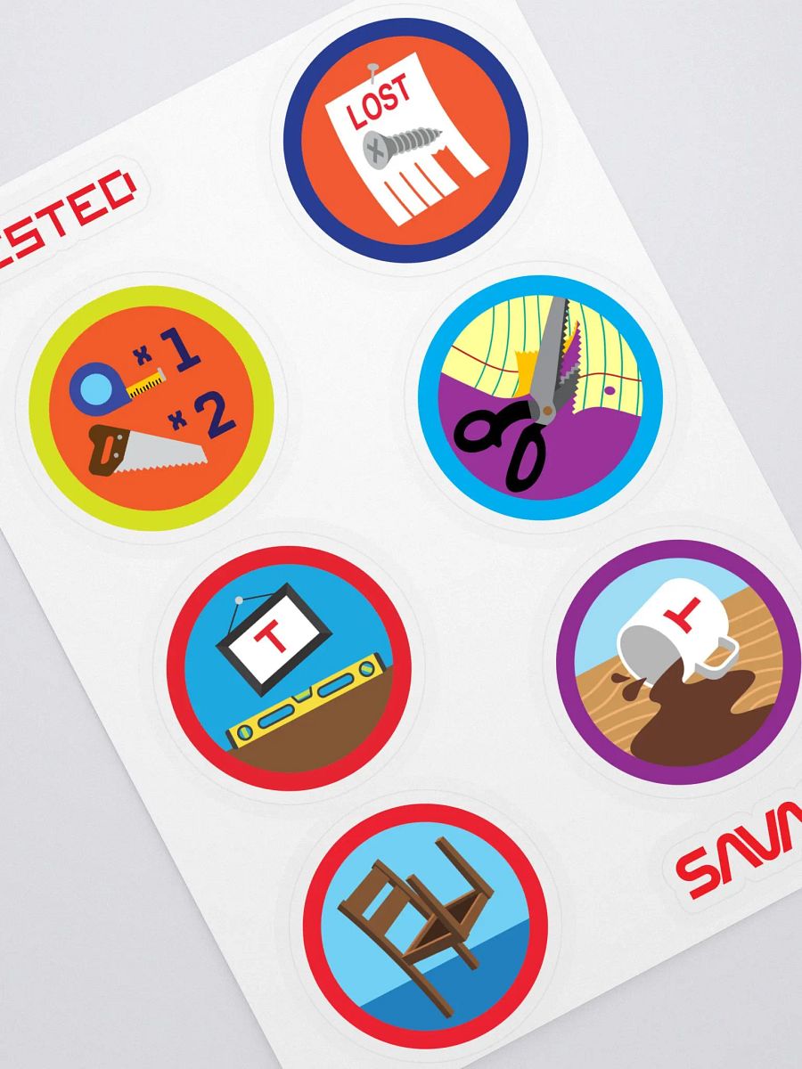 Everyday Whups (de)Merit Sticker Sheet product image (2)