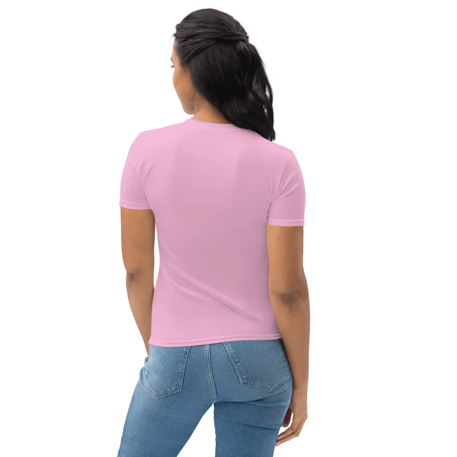 Plain Light Carnation Pink True Summer Women's Crewneck Polyester Heavyweight Premium T-Shirt by Treasure Pie product image (8)