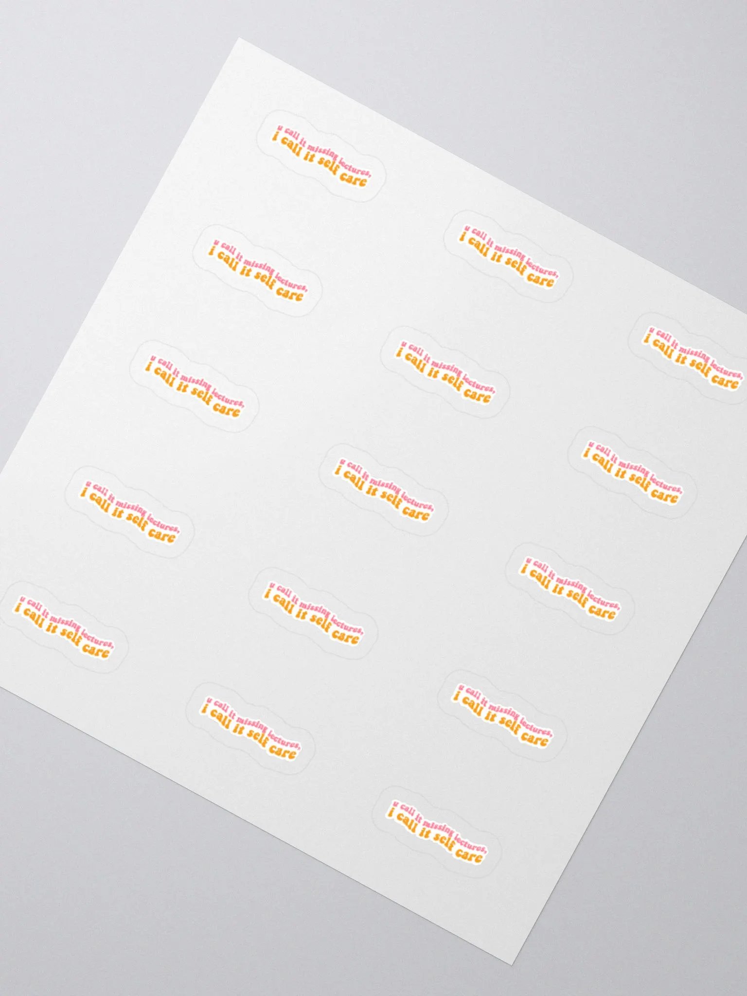 Self Care Sticker (SMALL Sheet) product image (2)