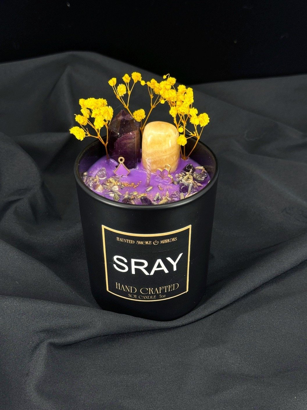 Custom Spirit Guide Crystal Candle product image (3)