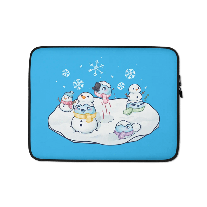Snow Slime Laptop Sleeve product image (1)