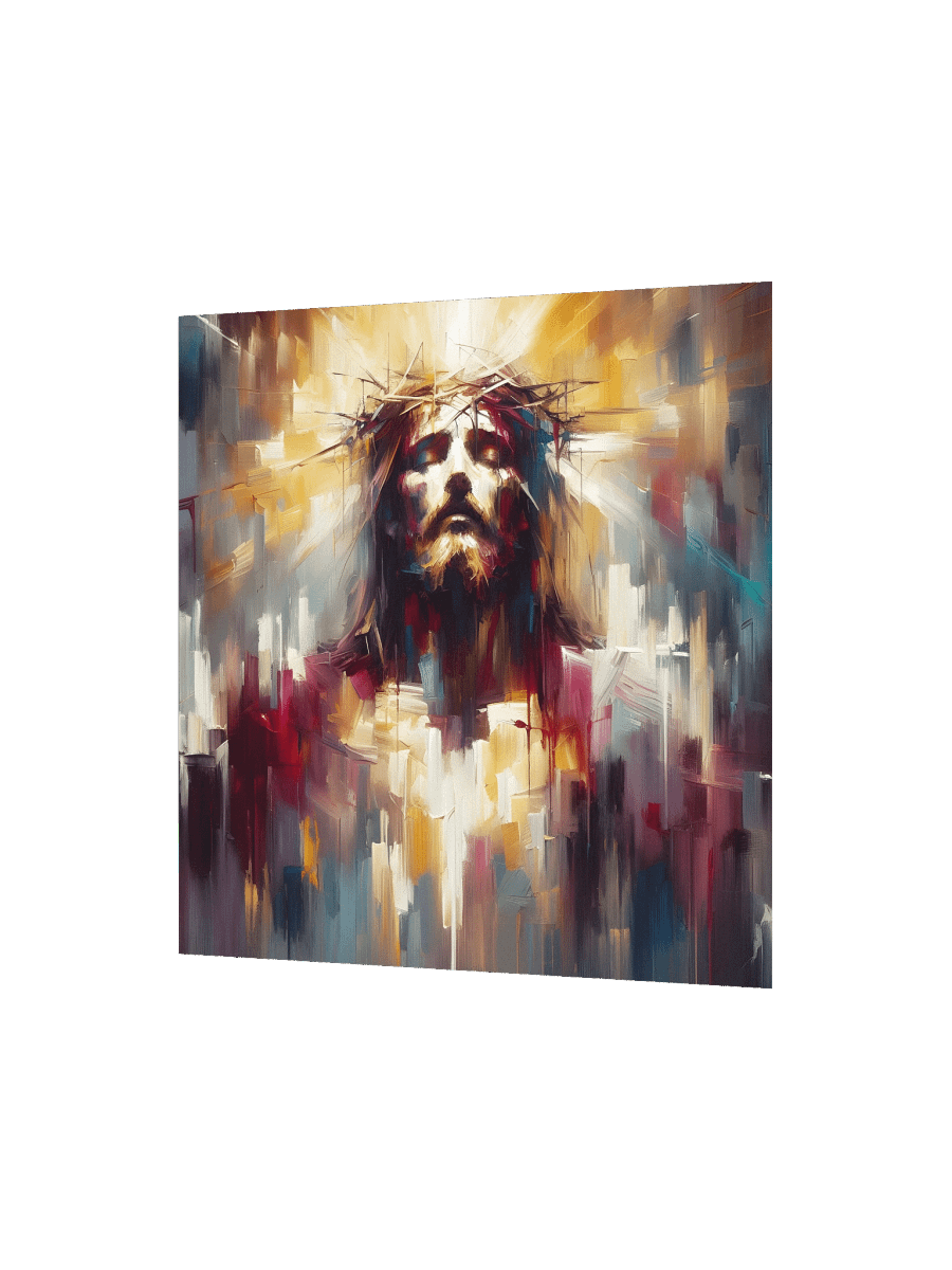 Jesus Christ Radiant Resurrection Art | Modern Christ Art Canvas for Home & Church Décor product image (2)